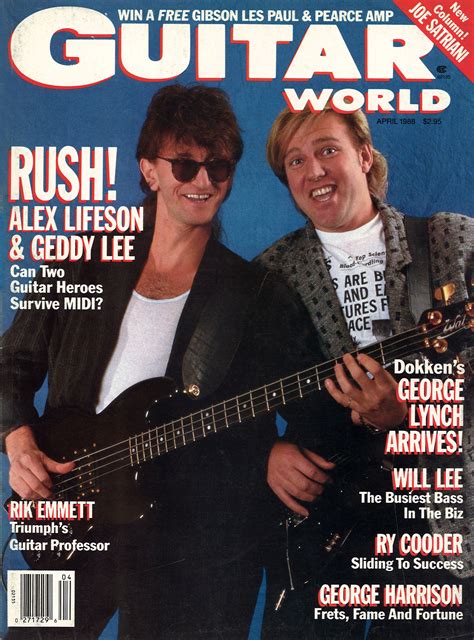 Alex Lifeson Geddy Lee Together Again In Rush Guitar World