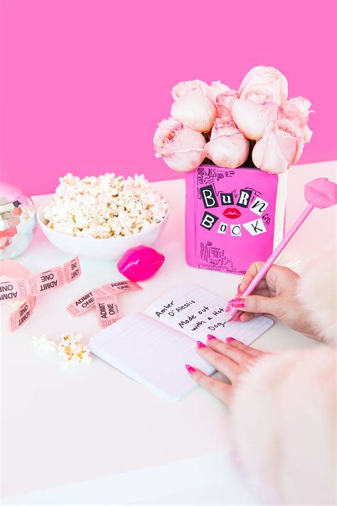 Feel as glamorous as cady heron walking down the corridor wearing your 'burn book' design and receiving knowing and admiring glances from fellow mean girls fans. » Movie Night! DIY Mean Girls Burn Book Vase