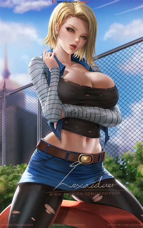 Dragonball Android 18preview By Lexaiduer On Deviantart Anime