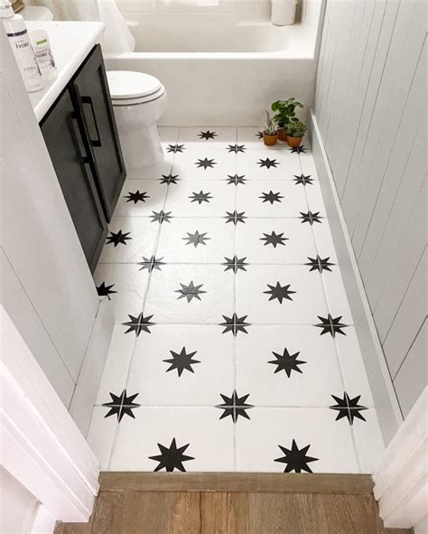 3 Ways To Stencil Your Tile Floor Angela Rose Home