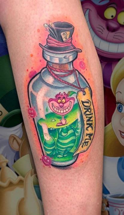 Alice In Wonderland Tattoo Wonderland Tattoo Disney Inspired Tattoos