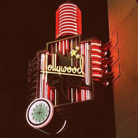 Hollywood Neon Sign Hollywood Photography Los Angeles Etsy In 2021
