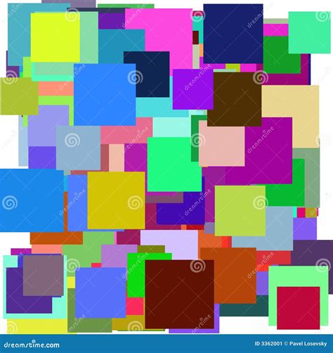 Multicolor Squares Vector Stock Vector Illustration Of Effect 3362001