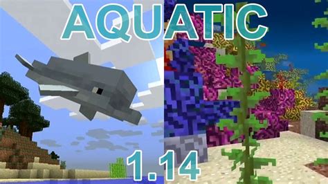 Aquatic Update Minecraft 114 Youtube