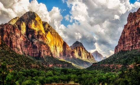 4521819 Zion National Park Nature Utah Clouds Trees Rare Gallery