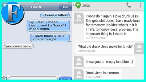 10 Of The Funniest Drunk Texts That People Have Ever Sent Youtube
