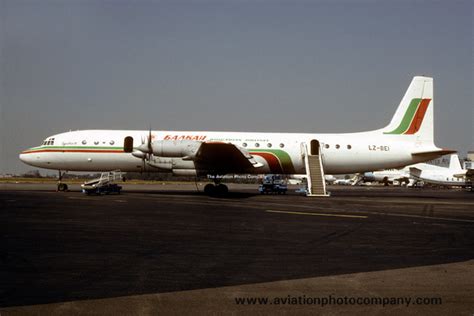 The Aviation Photo Company Cover Balkan Ilyushin Il 18 Lz Bei 1991