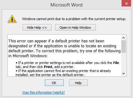 When we encounter a printer error the first thing that comes into our mind is that our printer has developed some problem itself. Windows Printing Error"Windows cannot print due to an ...