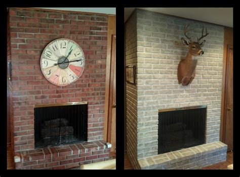 Fireplace Decorating Reluctance To Paint That Brick Fireplace