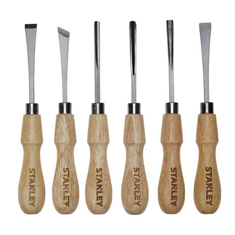 Stanley 6 Piece Wood Carving Tool Set Stht16863 The Home Depot Canada