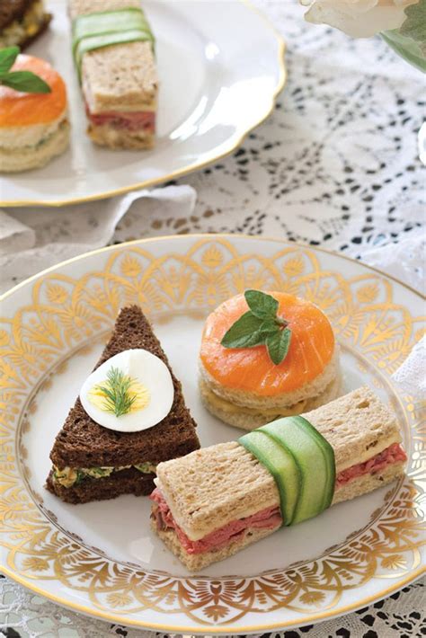 A Plate Of Distinctively Shaped Sandwiches Creates A Hearty Mix Of