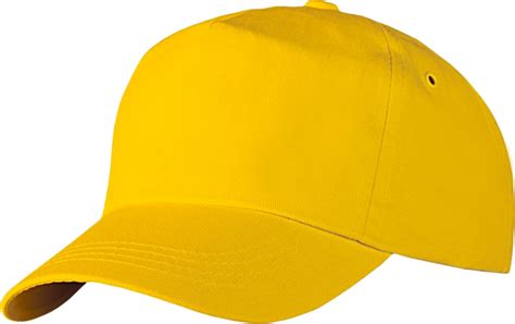 Featuddrced Face Cotton Yellow Cap Png Image Purepng Free