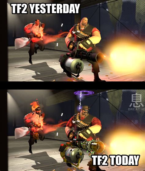 Tf2 Yesterday And Tf2 Today Tf2 Funny Stupid Funny Memes Team