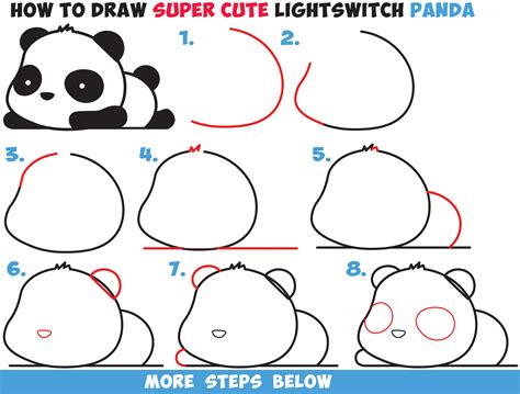 Panda Simple Drawing Portfoliodarelo