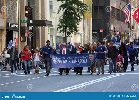 75th Columbus Day Parade Nyc 2019 Editorial Photography Image Of