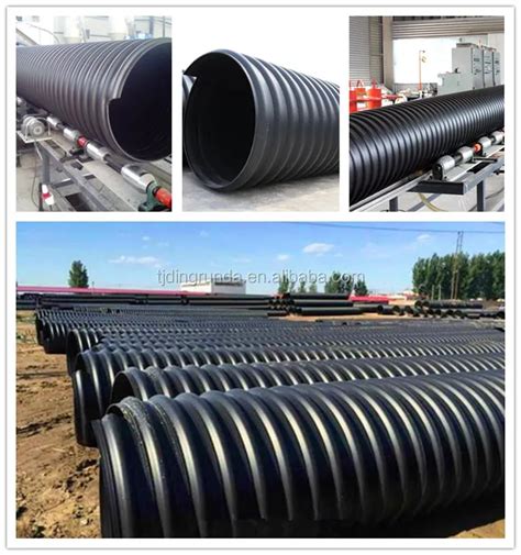 50mm To 1000mm Single Wall Hdpe Corrugated Pipe Hdpe Double Wall