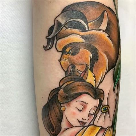 Updated 44 Beauty And The Beast Tattoos Beauty And The Beast Tattoo