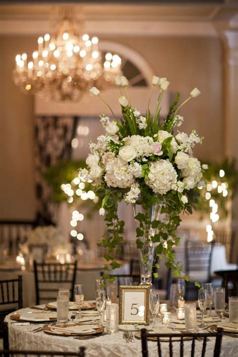 Classic White And Gold Wedding Wedding Floral