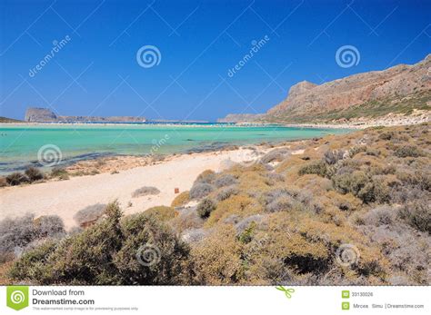 Balos Beach Crete Greece Stock Photo Image Of Lagoon