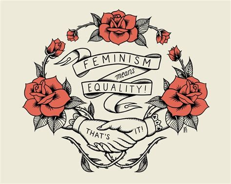 Feminism Means Equality By Kjersi Faret An Art Print By Artists For