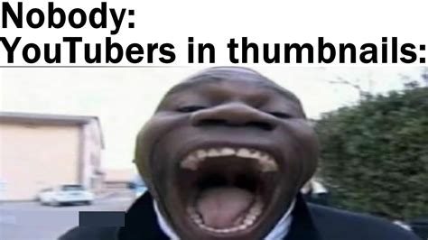 81 Youtubers In Their Thumbnails Meme