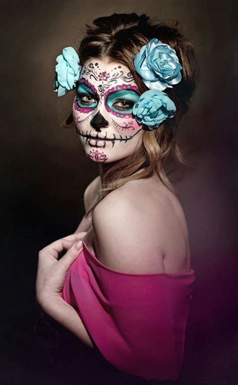 Pin By Václav Paleček On Catrinas Halloween Makeup Sugar Skull Sugar Skull Makeup Tutorial