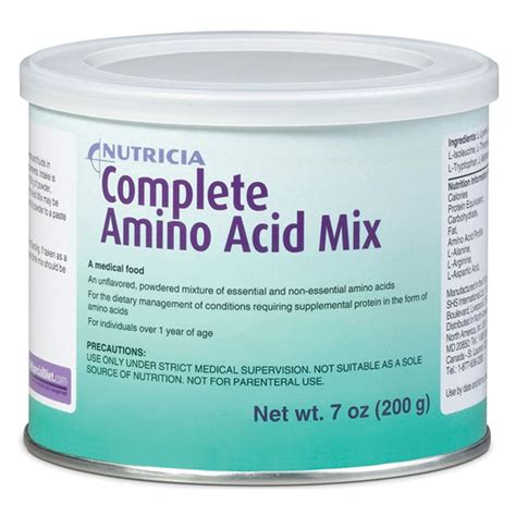 Complete Amino Acid Mix Amino Acid Oral Supplement Unflavored 7 Oz Can