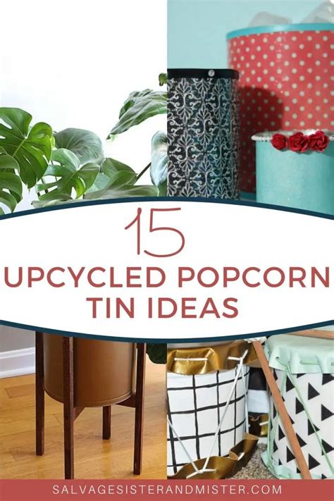 15 Popcorn Tin Upcycle Projects That Are A Must See