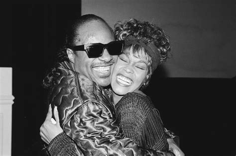 Happy Birthday Whitney Houston 40 Classic Photos Of The Divine Diva Stevie Wonder Whitney