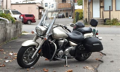 On the topic of chassis characteristics. My 2008 Yamaha V Star 1300 Tourer the day after I bought ...
