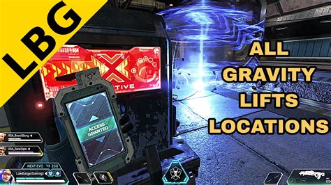 Gravity Lifts Locations Apex Legends Youtube