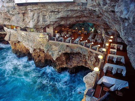 Restaurant Built Inside An Italian Cave Lets You Dine With