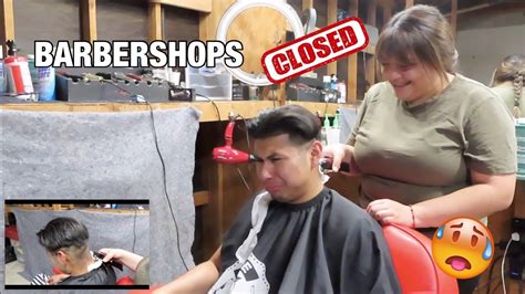 Girlfriend Cuts My Hair 🤬 Quarantine Haircut Youtube