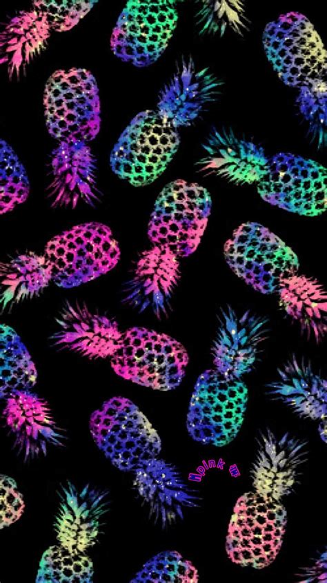 Colorful Pineapple Wallpaper