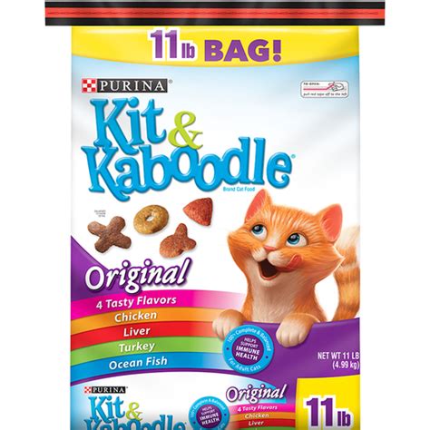 Check spelling or type a new query. Purina Kit & Kaboodle Dry Cat Food; Original - 11 lb. Bag ...