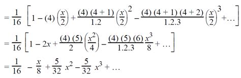 Binomial Expansion Formula For 1 Plus X Whole Power N