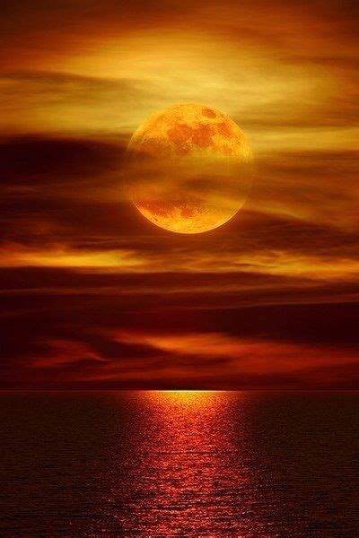 Sunset Beautiful Moon Beautiful World Amazing Nature Simply