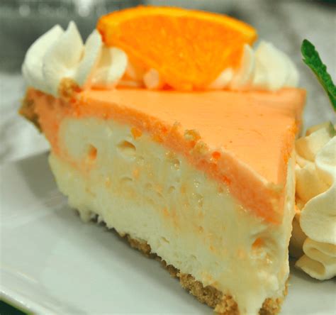 No Bake Orange Creamsicle Cheesecake