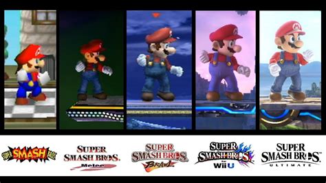 Evolution Of Marios Moveset In Super Smash Bros 1999 2018 Youtube