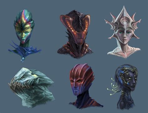 Alien Head Concepts 2 By Phill On Deviantart Arte