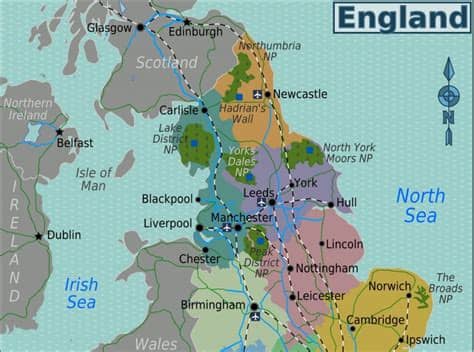 Ahora que está todo claro, vamos con una colección de mapas del reino unido. Mapa de Inglaterra - Turismo.org