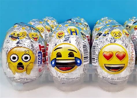 Шоколадное яйцо с сюрпризом Сладкая сказка Mega Secret Emoji отзывы