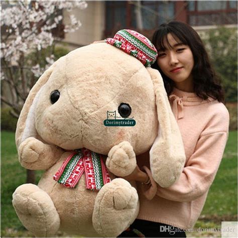 Dorimytrader 30 75cm Giant Rabbit Toy Stuffed Soft Plush Lovely