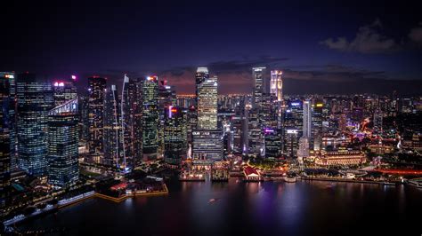 Singapore Panoramic Cityscape 4k 8k Wallpapers Hd