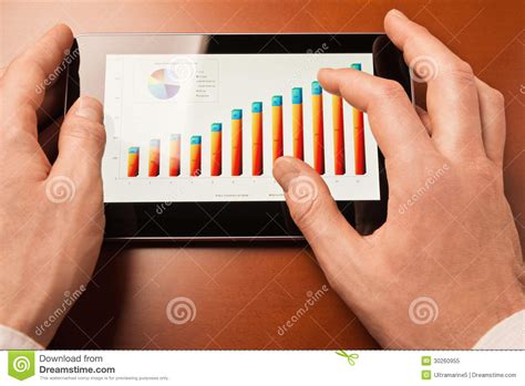 Analyzing graph stock image. Image of business, closeup - 30260955