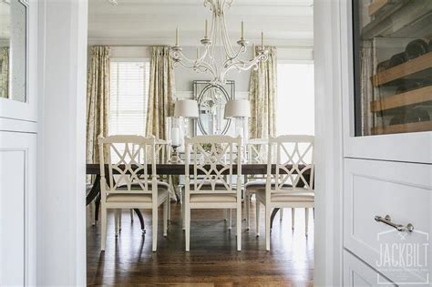 Shop from modern dining room sets with comfortable and stylish finishes. Dark Dining Table with White Dining Chairs - French ...