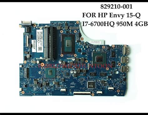 High Quality 829210 001 For Hp Envy 15 Q Laptop Motherboard I7 6700hq