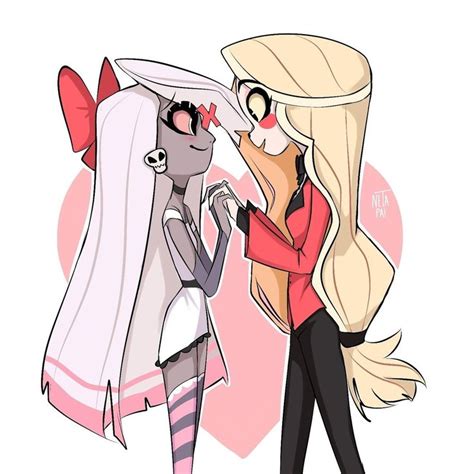 Pin By Nicole On Charlie And Vaggie Hotel Art Hazbin Hotel Charlie Vivziepop Hazbin Hotel