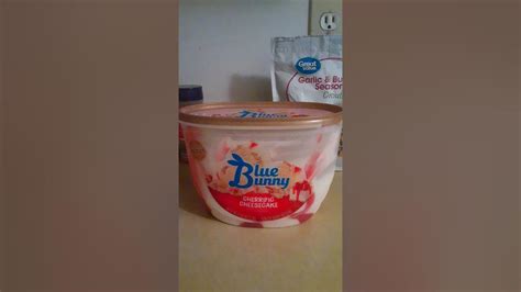 Blue Bunny Cherrific Cheesecake Ice Cream Review Youtube