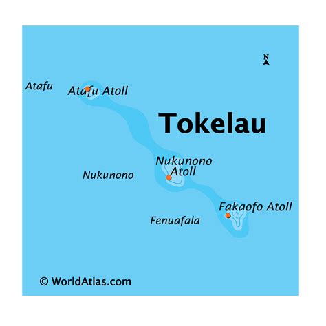 Tokelau Map And Information Map Of Tokelau Facts Figures And